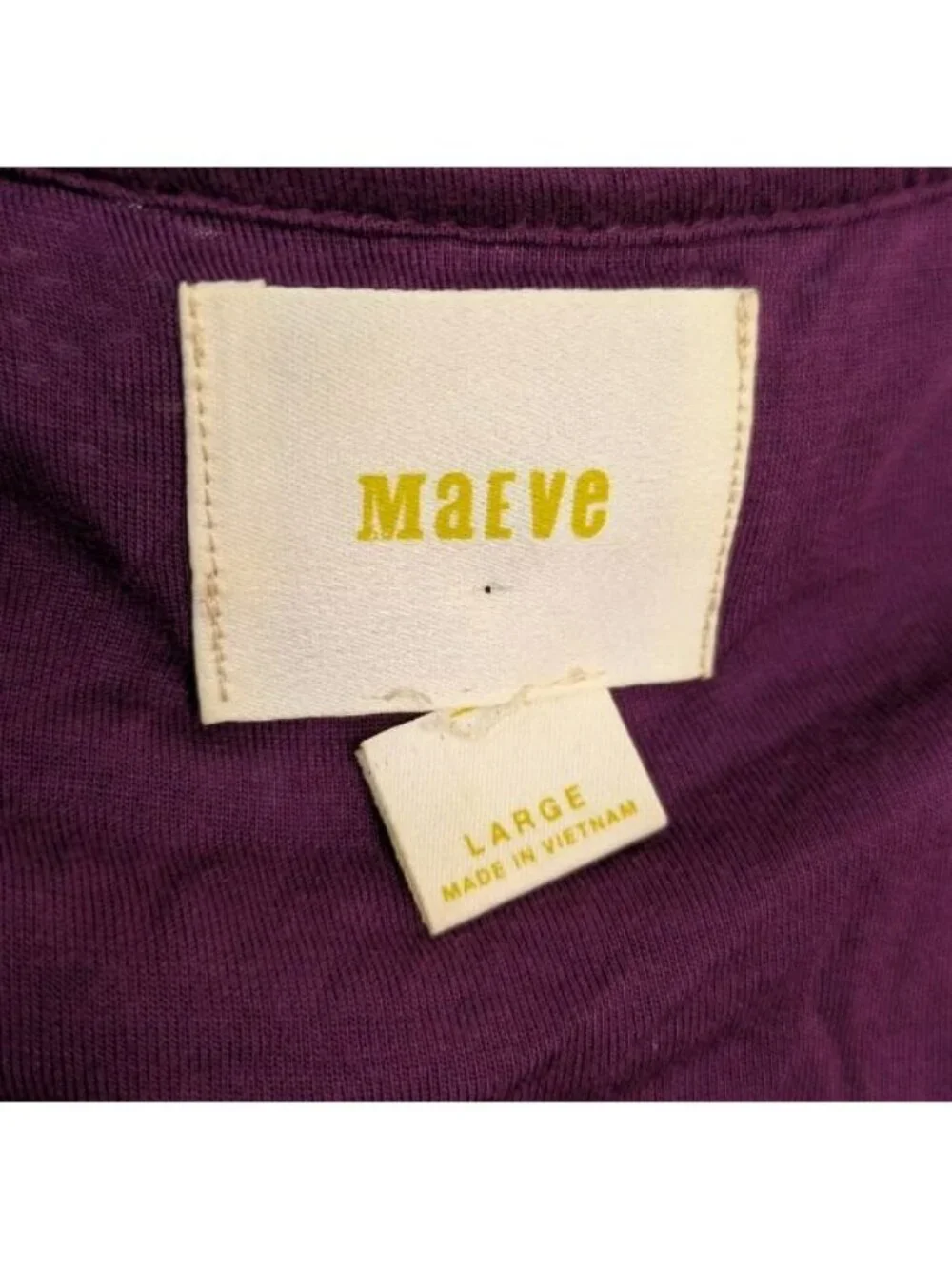 ANTHROPOLOGIE MAEVE Size Large Laila Lace Lined Dress Balloon Sleeve Purple
